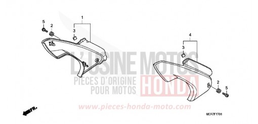 SEITENABDECKUNG (CBF600S8/SA8/N8/NA8) CBF600NA8 de 2008